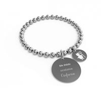 Bracciale 10 Buoni Propositi Donna in Acciaio DA OGGI SCATENO L'INFERNO - DA OGGI SCATENO L'INFERNO